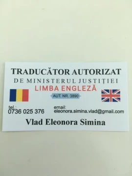 Traduceri Autorizate Lb. Engleza in orice domeniu